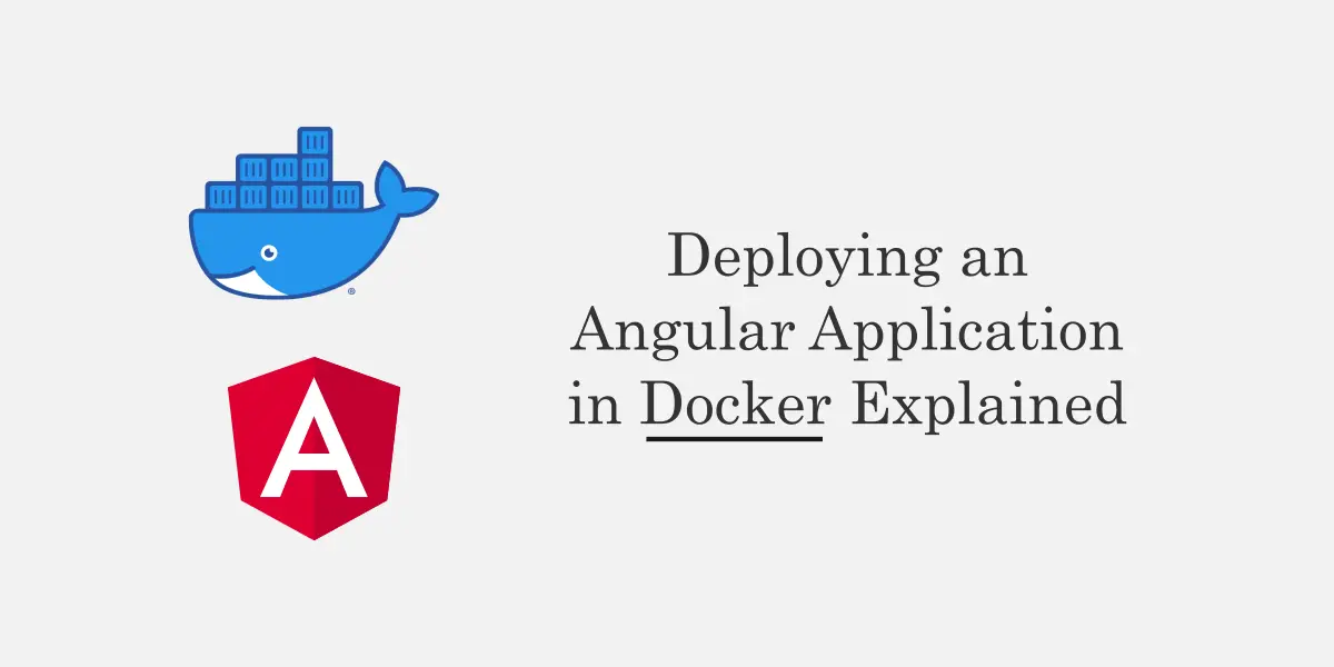 How to run Angular app in a Docker Container